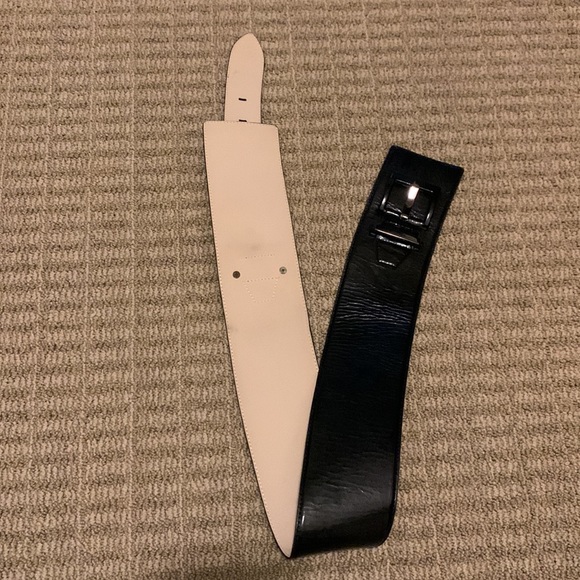 Cue Genuine Leather Waist Belt Black - Picture 4 of 5